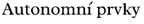 Autonomní prvky